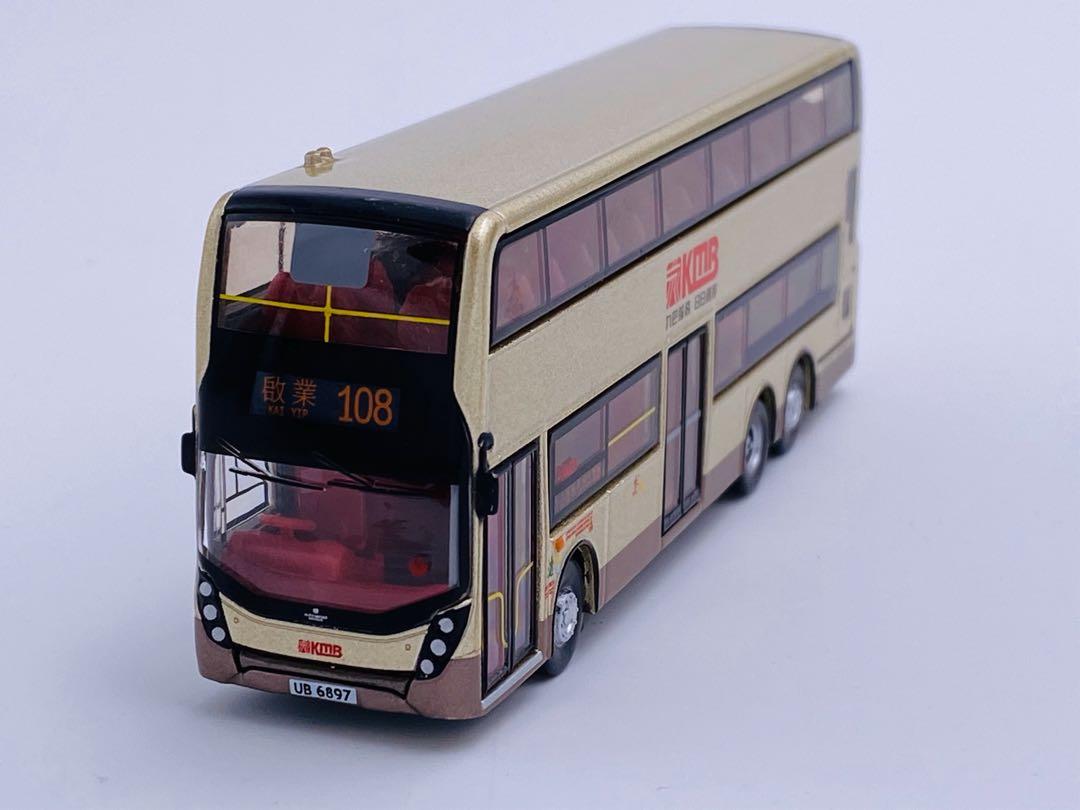 Tiny 76巴士模型 九巴adl Enviro500 Gold 路線108 往啟業 興趣及遊戲 玩具 遊戲類 Carousell