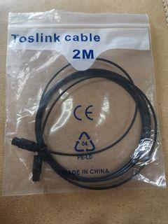 Toslink Cable (2M) Digital Optical Cable