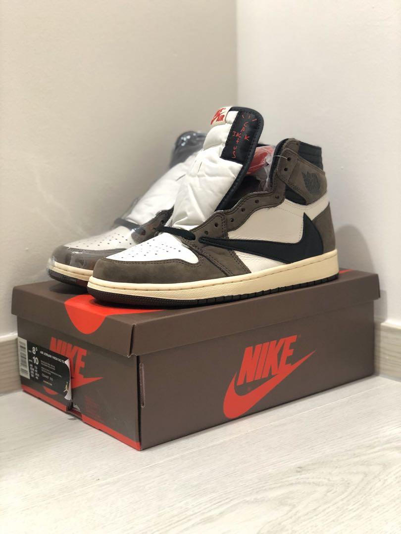 US8 9 Nike Air Jordan 1 High Travis Scott Cactus Jack