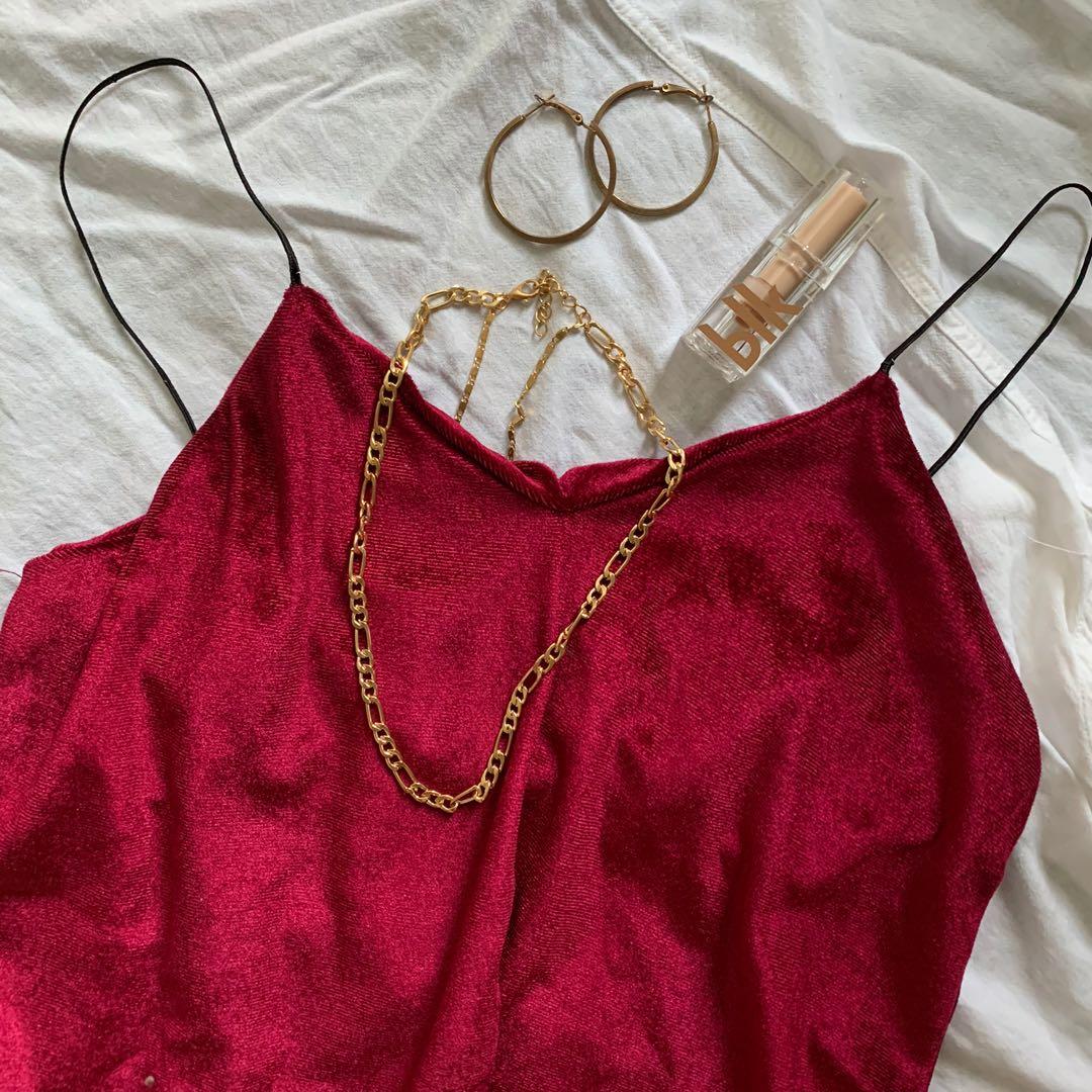 Velvet Top (Category: Blouses) located in Manila. Submitted by twiggleph (Listing ID 1003906613, Image 1). Description: fits up to XS-M .