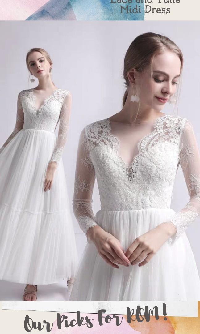 Wedding Dress Gown Women S Fashion Clothes Dresses Skirts On