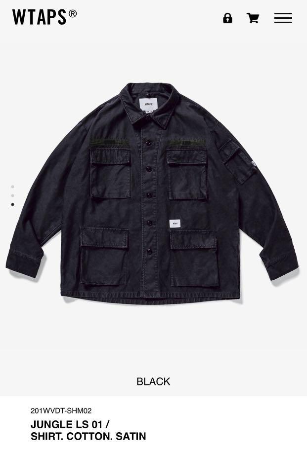 Wtaps M 20SS JUNGLE LS 02 SATIN CAMO