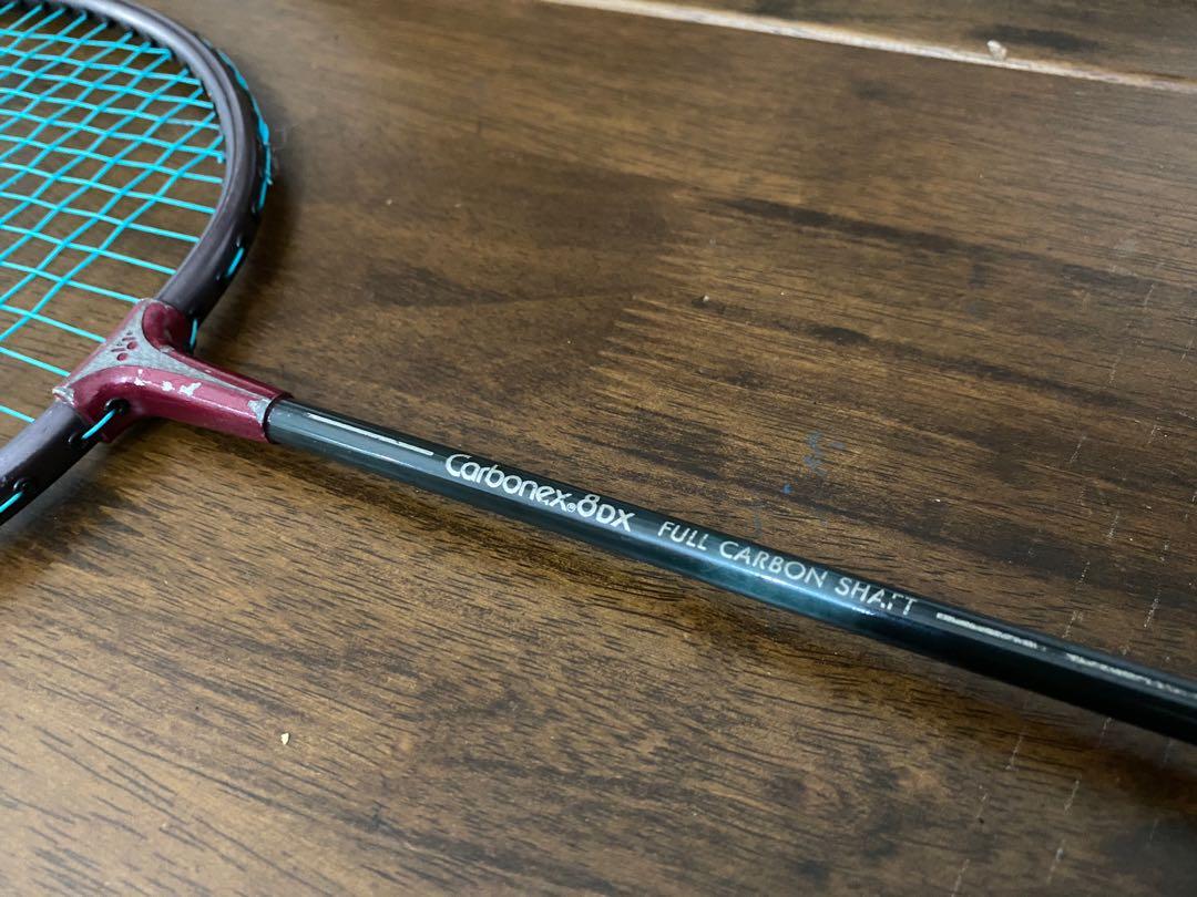 Yonex carbonex 8-DX full carbon shaft badminton racket, Sports ...