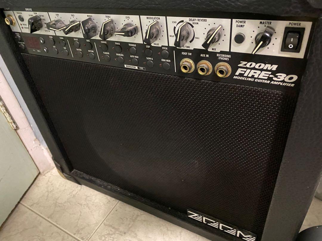 Zoom fire 30 Guitar modeling Amplifier 35watt, Hobbies & Toys, Music