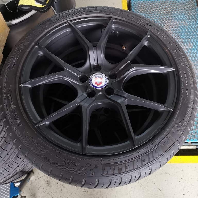 17" HRE P101 Concave design Matt Black (Second Hand) 5x100 for AUDI A1