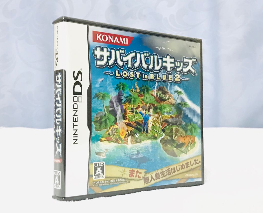 全新未開封) NDS game Lost in Blue 2 迷失蔚藍天日版, 電子遊戲, 遊戲