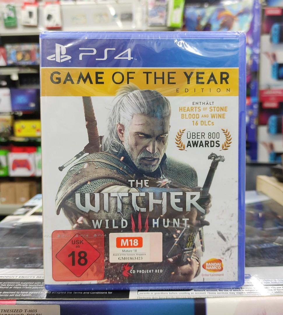 Ps4 The Witcher 3 Wild Hunt Game Of The Year Edition Toys Games Video Gaming Video Games On Carousell