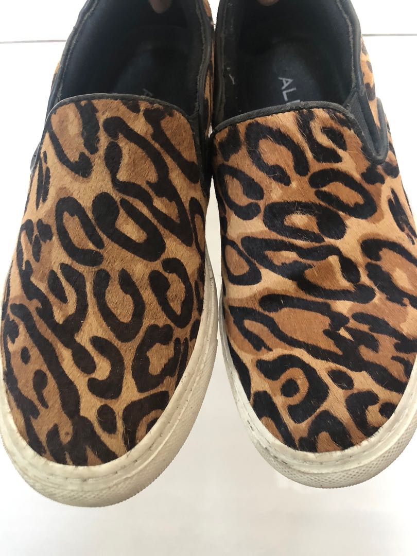 animal print slip ons