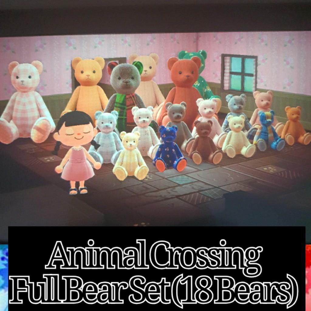 Animal Crossing Bear Item Furniture Video Gaming Gaming Accessories Game Gift Cards Accounts On Carousell