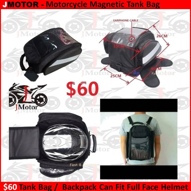 tank bag backpack