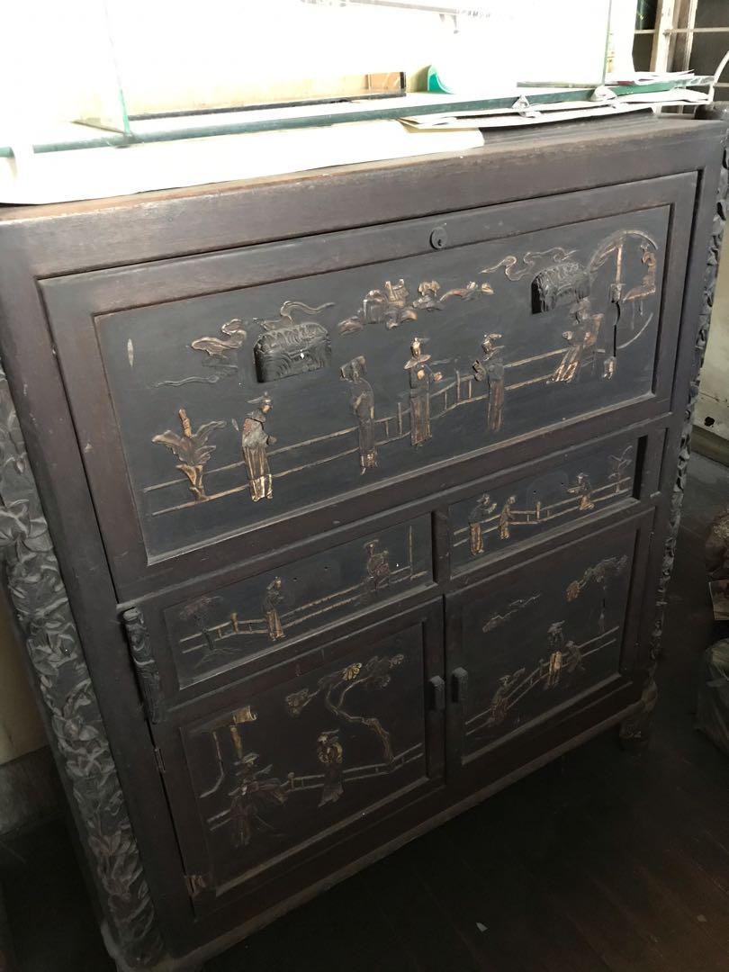 Antique Chinese Cabinet Antiques Antique Furniture On Carousell