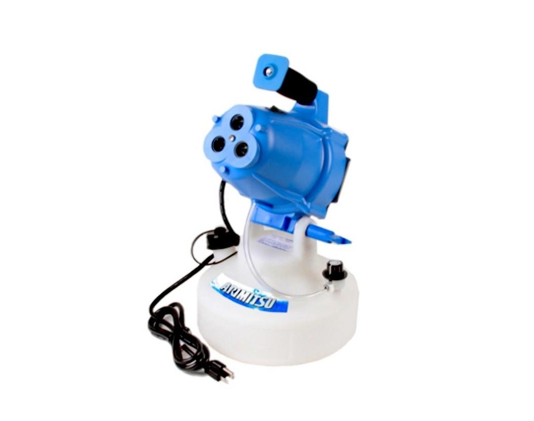 Arimitsu JAPAN ULV Cold Fogger Misting Machine (Category: Industrial Equipment) located in Manila. Submitted by thea.lim (Listing ID 1007544278, Image 1). Description: The Arimitsu ULV Electric Cold Fogger is ideal for use in spraying industrial and residential areas. Farms, greenhouses, warehouses,animal care facilities, sanitation, germicidal spraying and disease control programs. Rugged design handles corrosive liquids and heavy impacts. • Ins