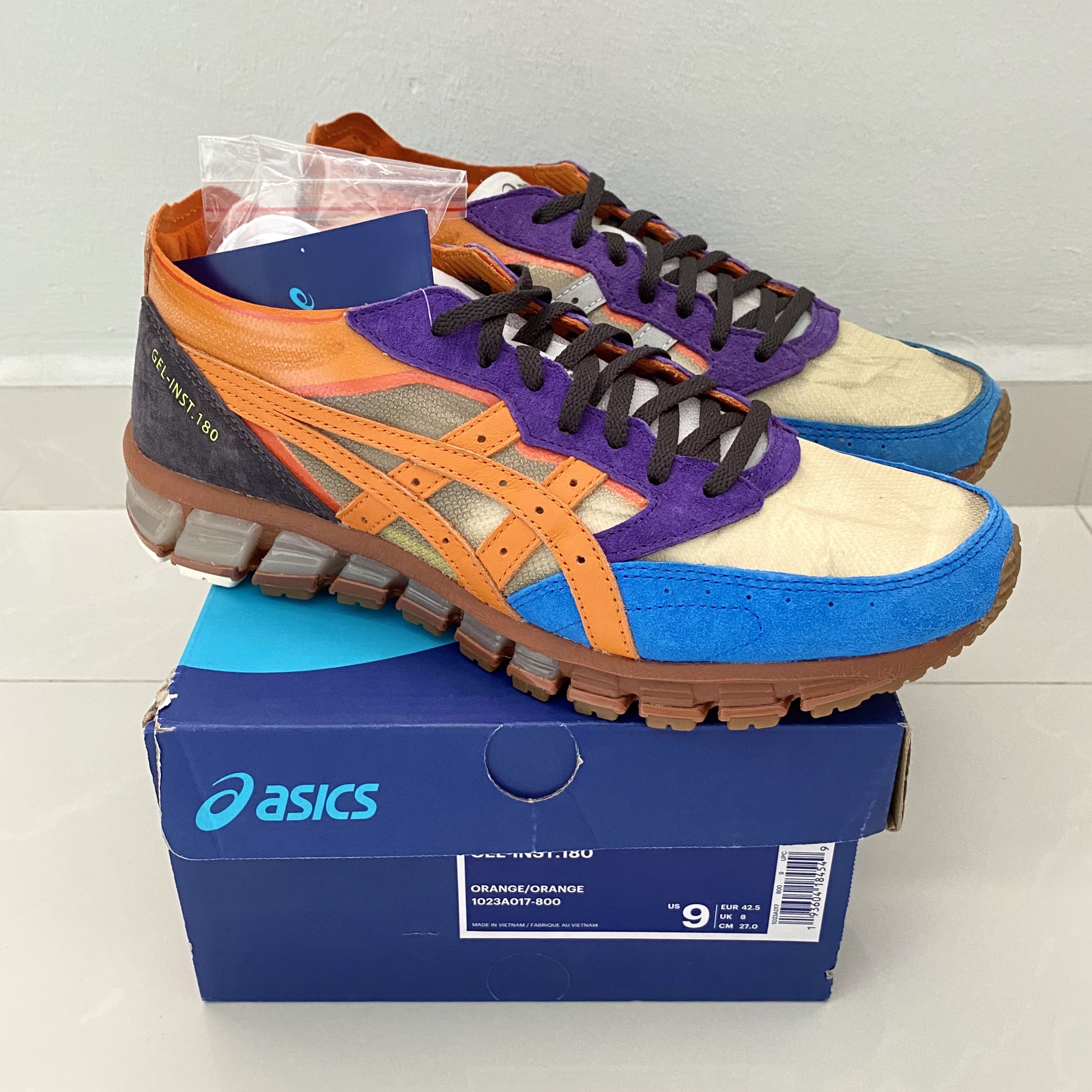 Atmos x Asics Gel Inst 180 NEXKIN Orange Men s Fashion