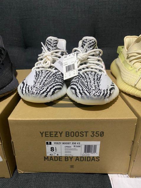 zebra yeezy size 8
