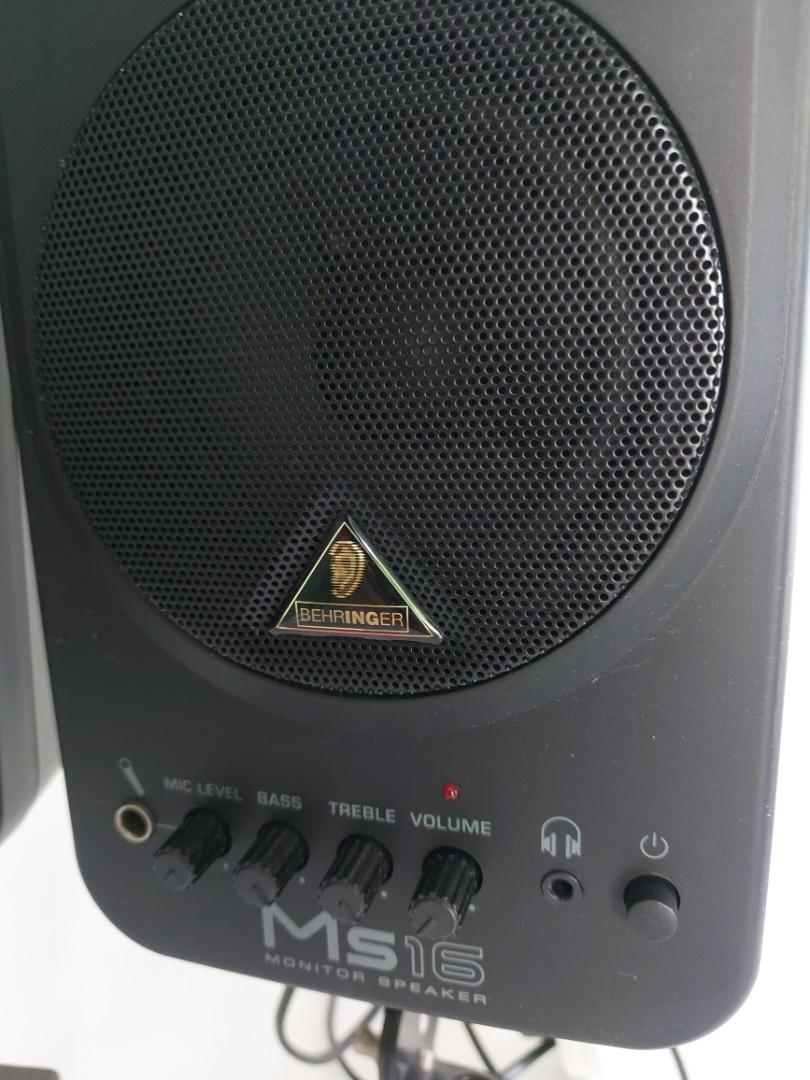 Behringer MS16 16 Watt 24 Bit 192kHz Digital Powered Personal Monitor