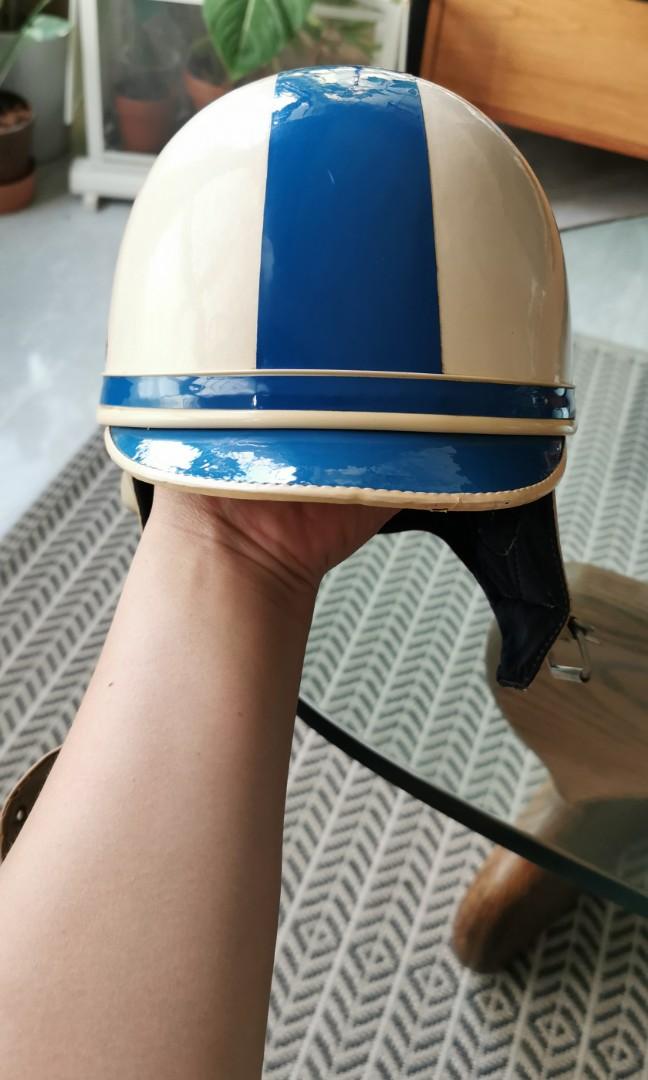 Benor Vintage Half Cap Helmet Suitable For Vespa And Lambretta Motorcycles Motorcycle Apparel On Carousell