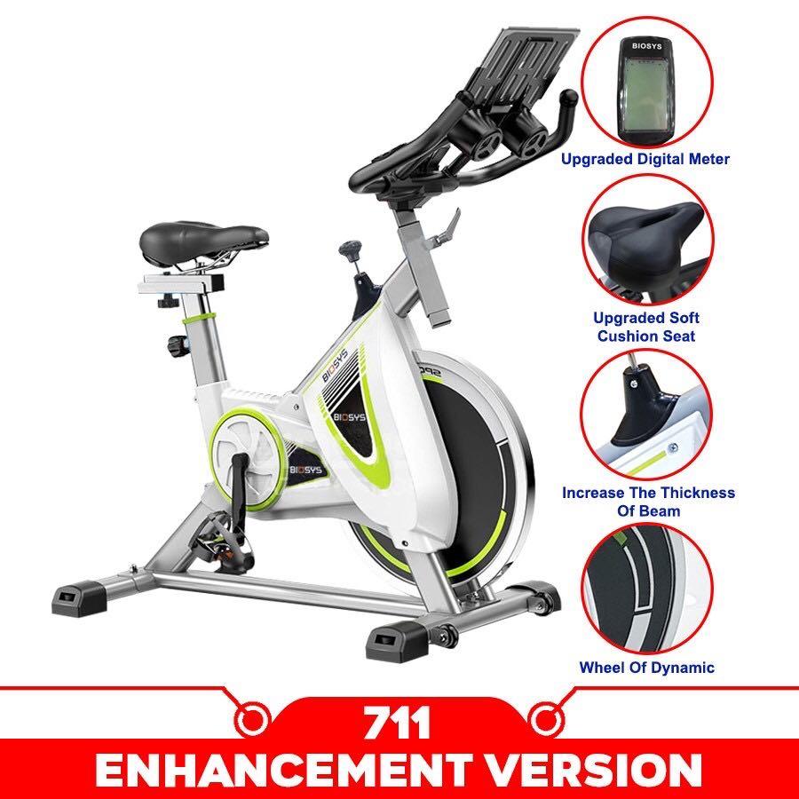 Biosys 711 Series Multi Function Indoor Exercise Bike Excellent