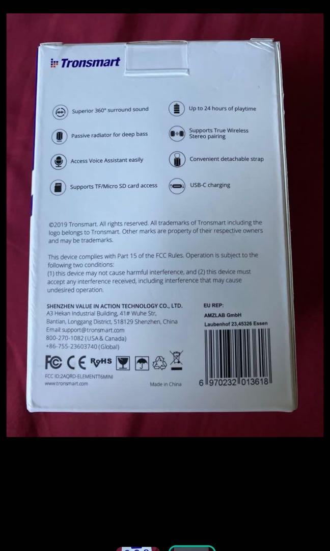Bluetooth Speaker (Category: Soundbars, Speakers & Amplifiers) located in Singapore. Submitted by dearrach (Listing ID 1007644680, Image 2). Description: Brand new with box, very good and loud. Bluetooth. Can vid to show working before sale..