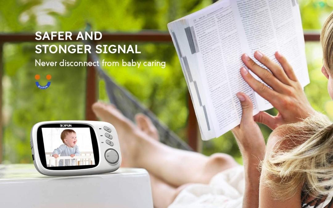 BOIFUN Video Baby Monitor Camera, Night Vision, No WiFi, ECO VOX