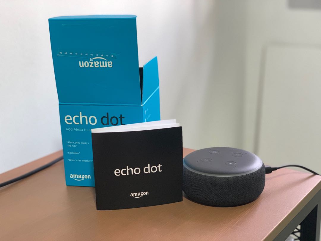 Amazon echo dot outlet 3rd gen unboxing