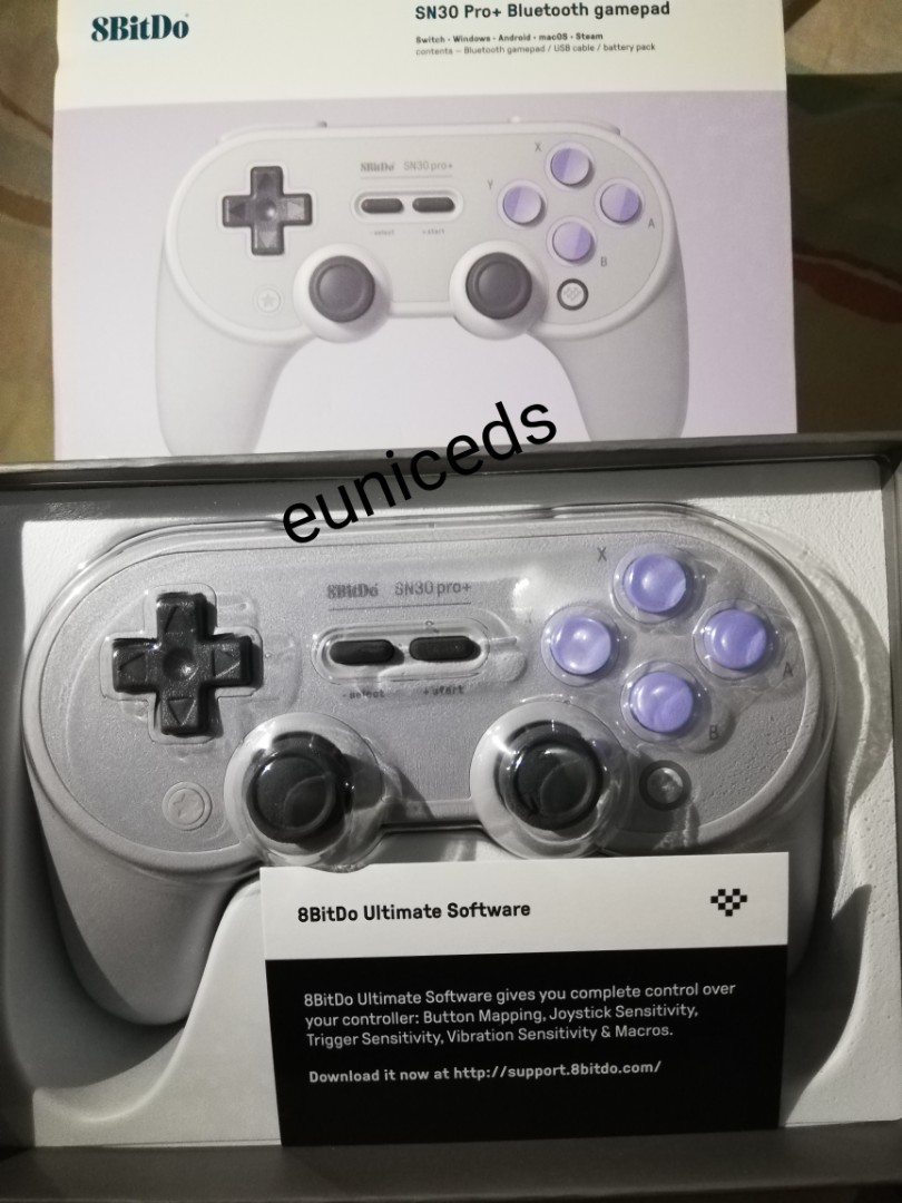Brand New 8bitdo Sn30 Pro Bluetooth Gamepad Video Gaming Gaming Accessories On Carousell