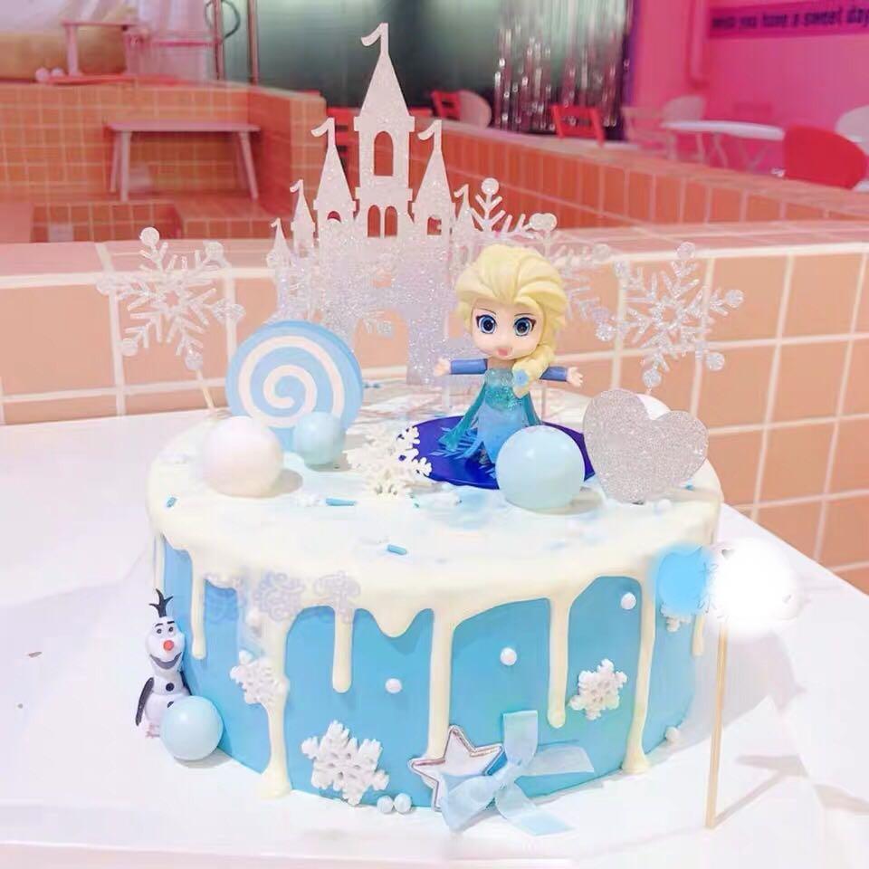 Cake Topper Frozen Elsa Olaf Food Drinks Baked Goods On Carousell