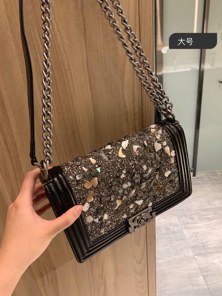 Bling chanel deals bag