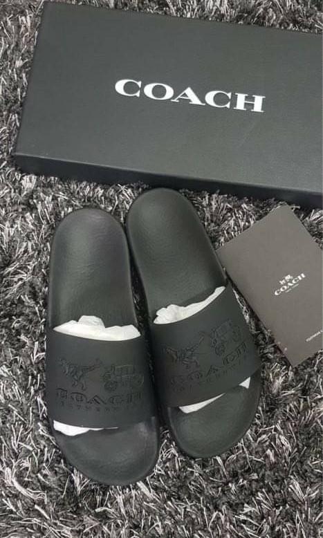 coach womens slides