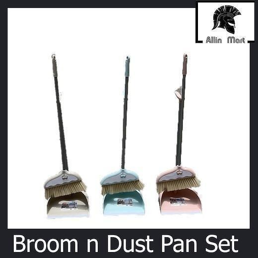 Cute Broom and Dustpan Set, Furniture & Home Living, Bathroom & Kitchen Fixtures on Carousell