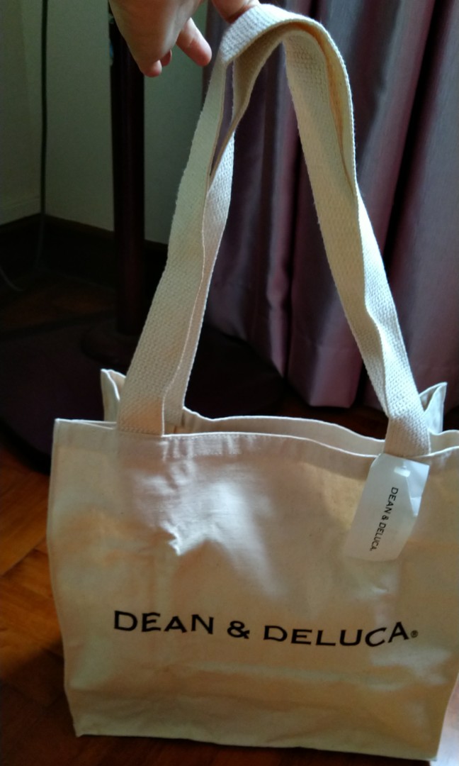 Dean and deluca shop canvas tote bag