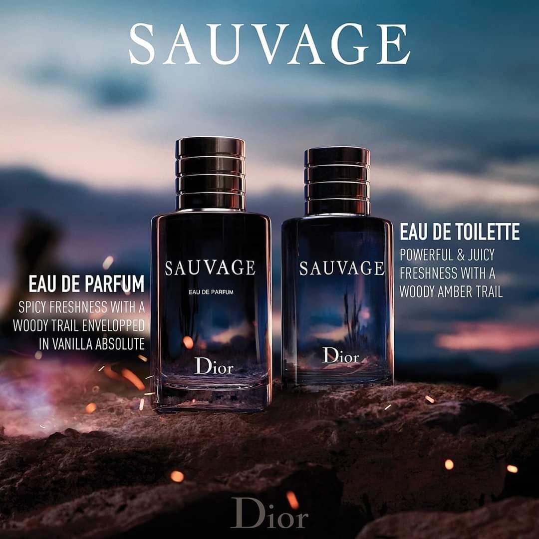 sauvage dior edt vs edp