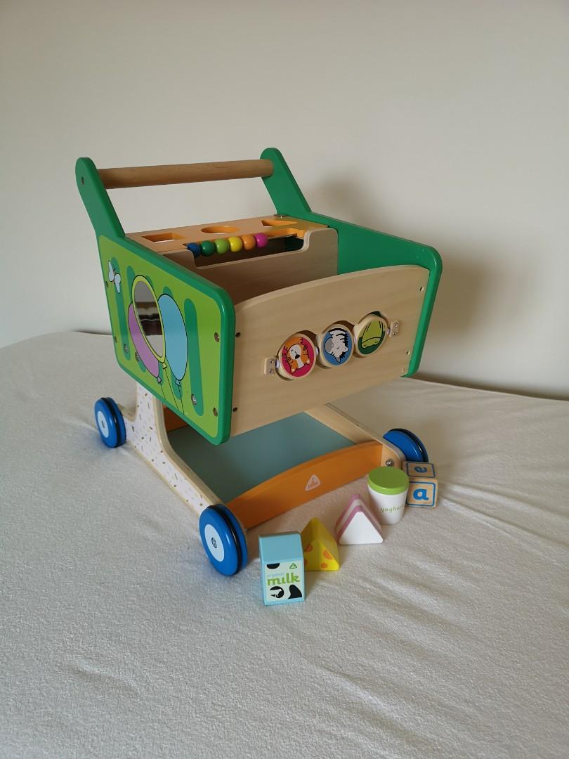 elc wooden trolley