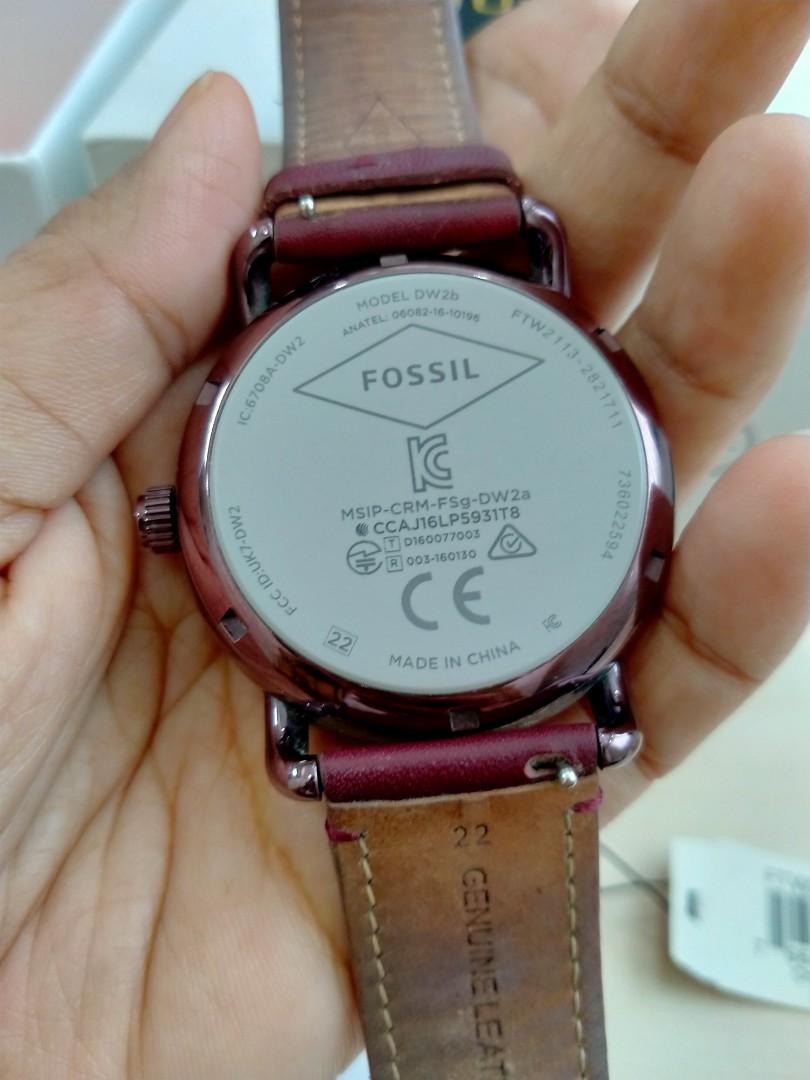 Fossil Q Wander FTW2113 Fesyen Wanita Jam Tangan di Carousell