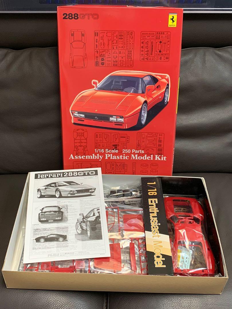 Fujimi 1/16 Ferrari 288 GTO, 興趣及遊戲, 玩具& 遊戲類- Carousell