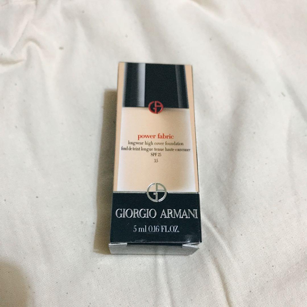 armani powder fabric