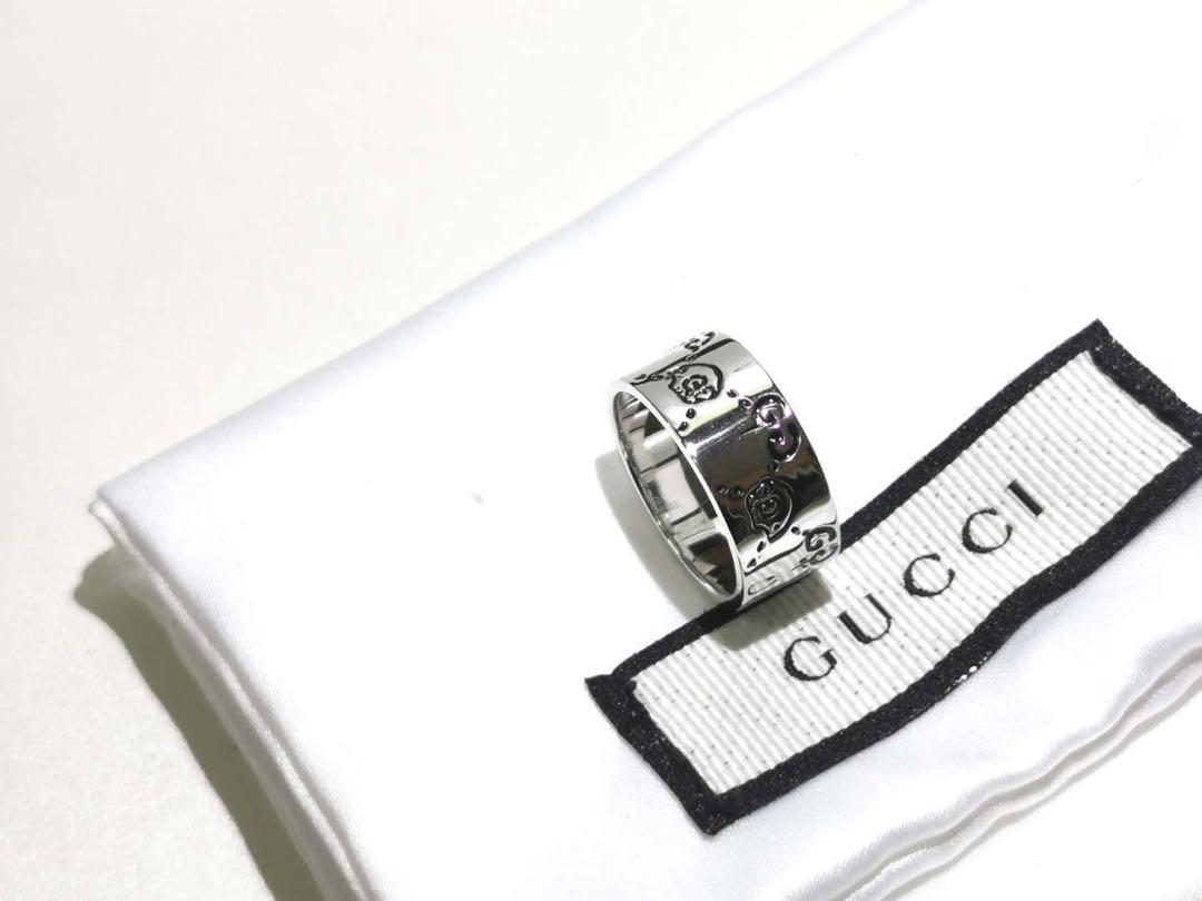 gucci ghost ring in silver