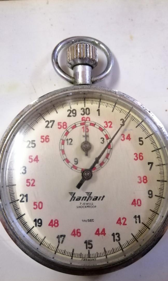Vintage store hanhart stopwatch