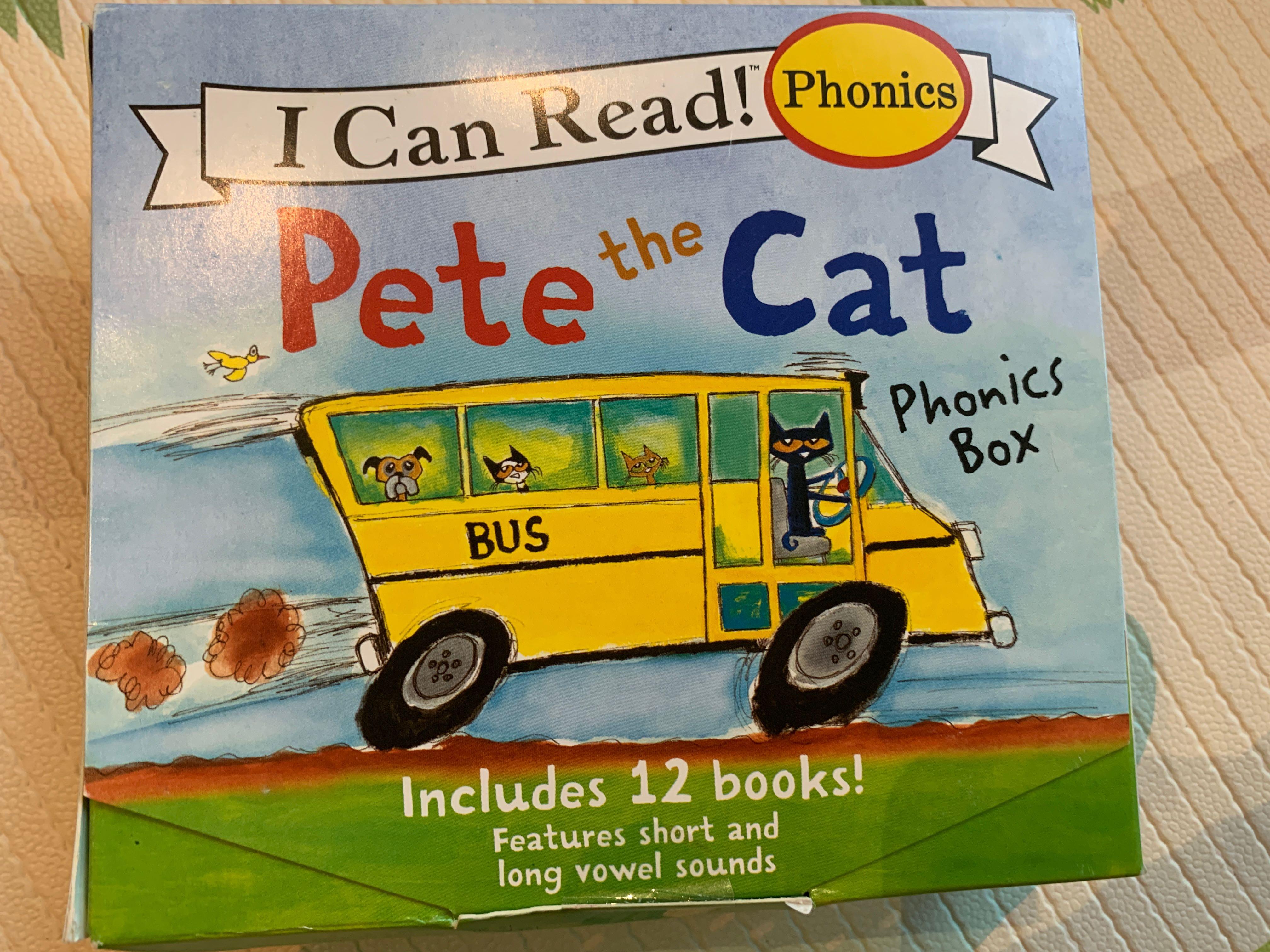 I Can Read Phonics Pete The Cat Books Stationery Children S