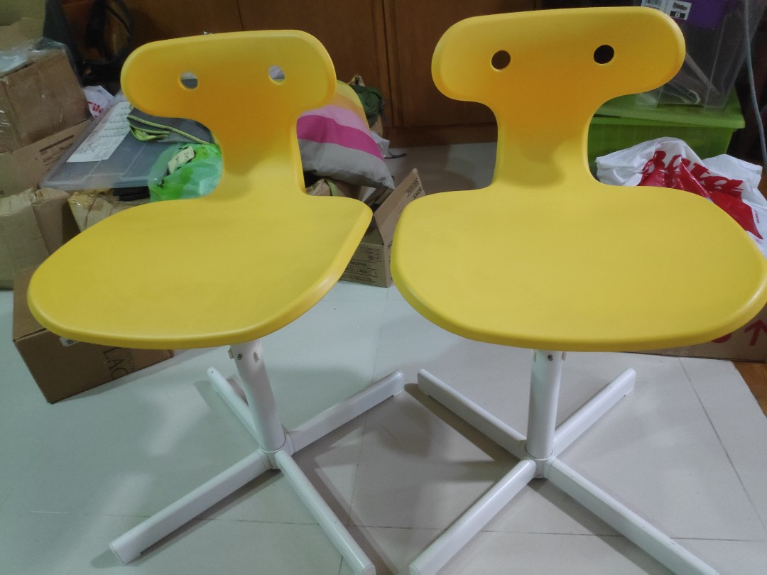 ikea yellow chair used