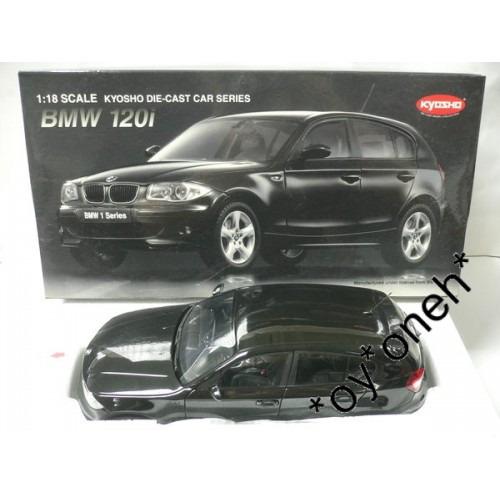 KYOSHO 1/18 BMW 120i BLACK 08721BK (06329) (C802-253), 興趣及遊戲