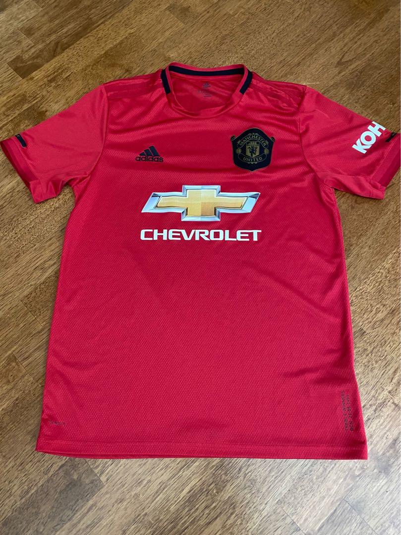 Man Utd Home Jersey Original Sports Athletic Sports Clothing On Carousell