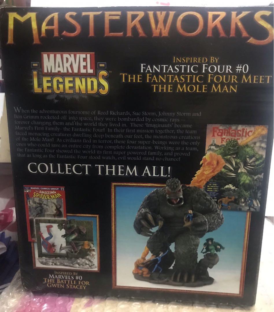 Masterworks marvel legends fantastic four vs mole man (Category: Figurines & Statues) located in San Fernando. Submitted by collecatoy (Listing ID 1007690253, Image 3). Description: .