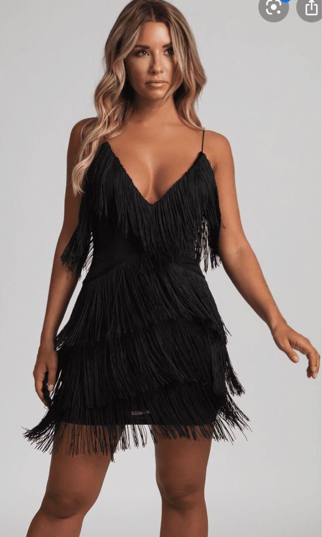 Meshki shop fringe dress