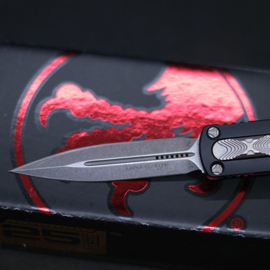 Microtech Dirac Gold Microtech Dirac, Sports Equipment, Hiking & Camping on Carousell