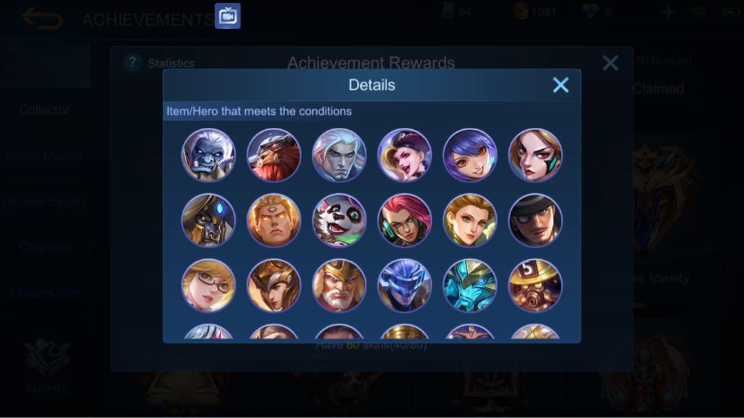 ML Account for sale! (Category: Others) located in Manila. Submitted by smfishi (Listing ID 1007705667, Image 2). Description: Mobile Legend Account for sale! Heroes, Skins and Emblems are already posted. Currently selling it since hindi ko na siya nagagamit. Baka may makinabang pa. Almost maxed out na yung ibang emblems so hindi ka na mahihirapan. Pm me! .