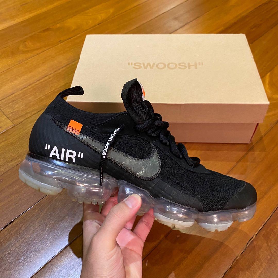 off white vapormax size 5