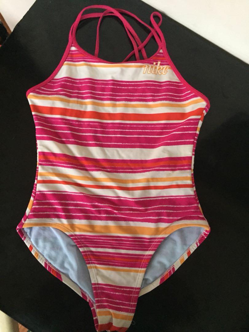 pink nike swimsuit