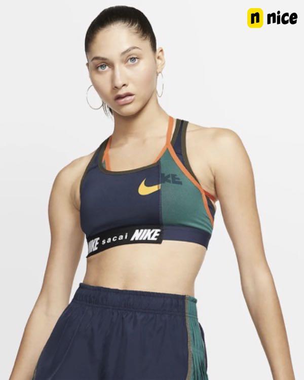 navy nike sports bra