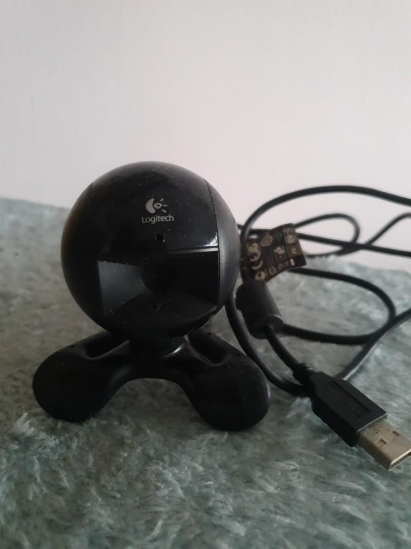 Old Logitech webcam #free, Parts & Accessories, Webcams on Carousell