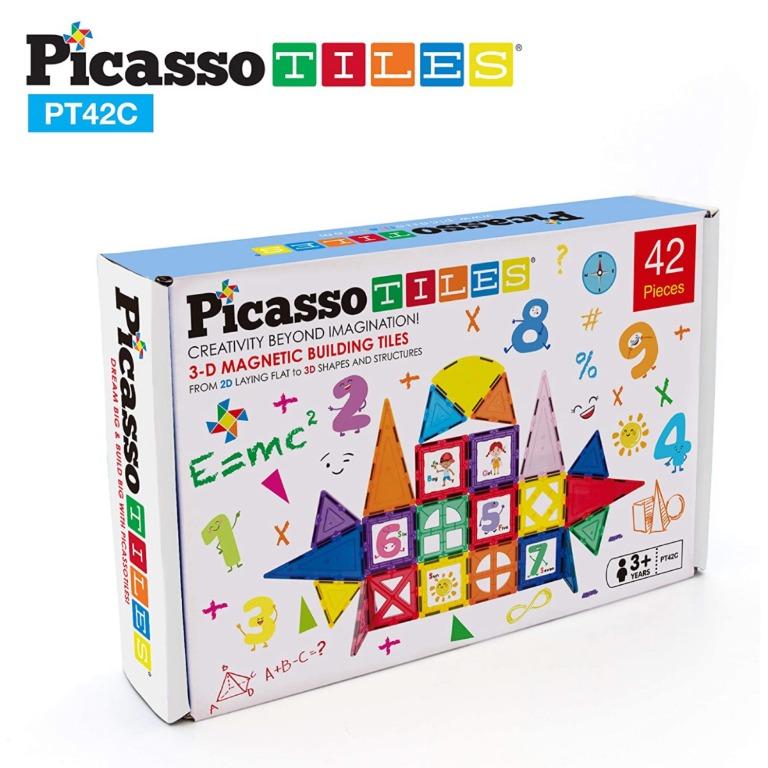 Picassotiles 42 Piece Magnetic Building Blocks Babies Kids Toys Walkers On Carousell